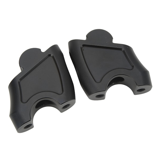 2 stk. Styrbøjleforhøjere CNC Aluminium Legering Udskiftning til Benelli TRK502X 502C TNT250 TNT300 Sort
