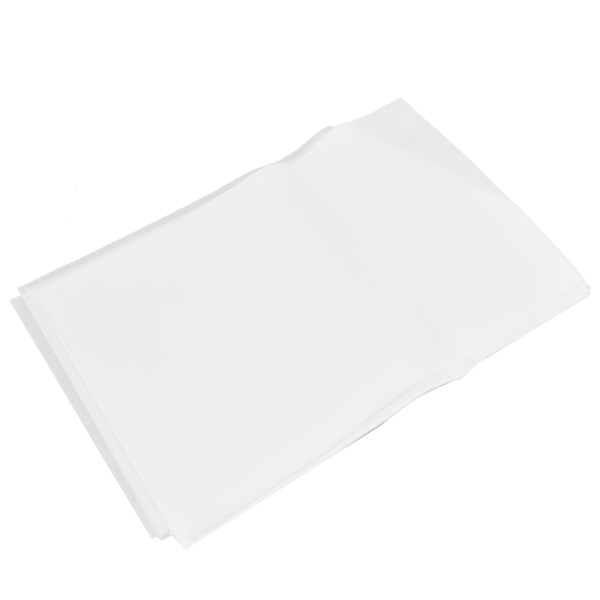 Bakning Silikonolja Papper Grill NonStick bakpapper för matlagning Stek Grillställ (Vit 20x30cm)