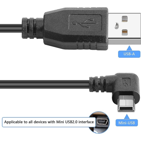 Pasow Mini USB -latauskaapeli USB 2.0 A-uros mini-b power
