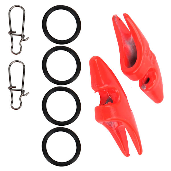 Reke-agnhodebeskyttelse Drop Weights Agnsenk med spenner for fiskeutstyr 25g/0,9oz
