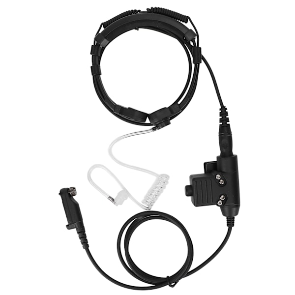 Halsmikrofonhodetelefon 7,1 mm Teleskopisk U94 PTT ørepropp for PD600 PD602 PD605 PD662 PD665 PD680 PD682 PD685 X1p X1e