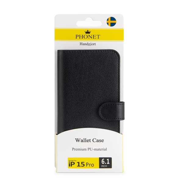 Phonet Magnet Cover med Magsafe Kompatibel med iPhone 15 Pro Sort Black Compatible with iphone 15 Pro