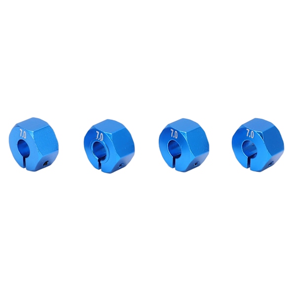 12 mm 7 mm aluminium metal hjulnav Drive Adapter til 1/10 fjernstyret Combiner Coupler Blå