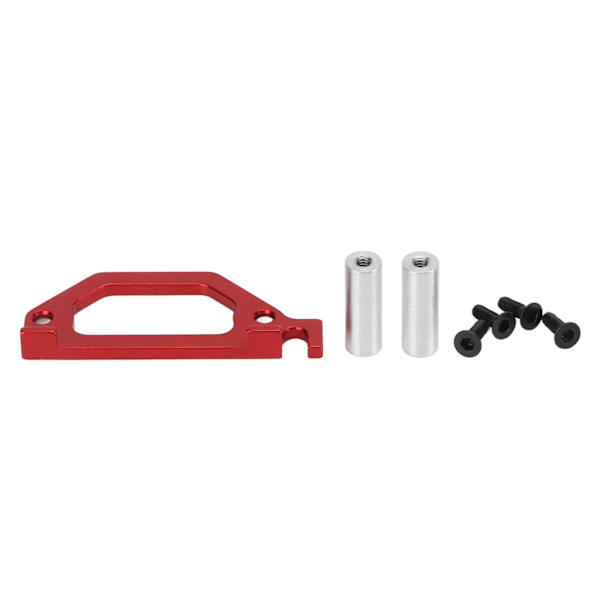 RC Servo Mount Aluminiumlegering Servo Mount Uppgraderingsdelar för Traxxas Latrax Teton 1/18 RC Crawler Car Red