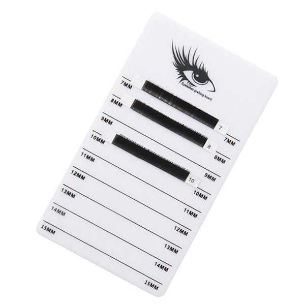 Professionell individuell ögonfransförlängning Handplatta Akryl Lash Tray Lash Pall Hållare