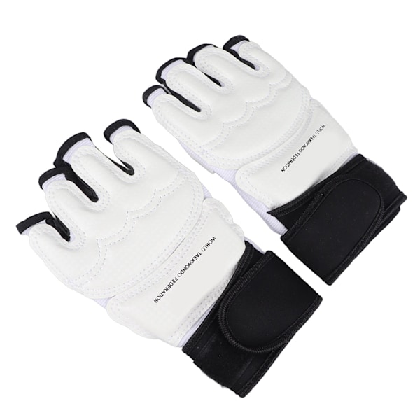 Halvfingerboksning Handsker Justerbar Komfortabel til Kickboksning Fighting Punching Bag Workout S