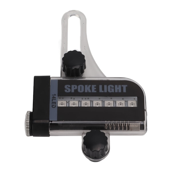 LED-cykelhjulsl lampe Vandafvisende 14 farverige LED-lamper med automatisk tænd/sluk-knap