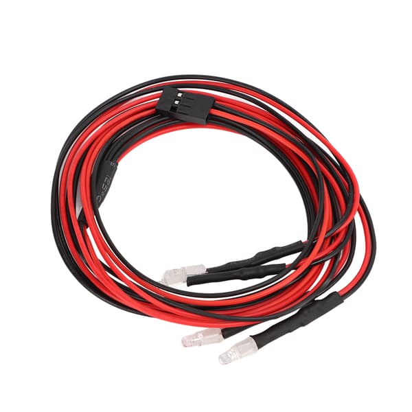 【NX】RC Frontlykter LED Stabil Ytelse 3mm Universell Fjernkontroll Modell Billampe