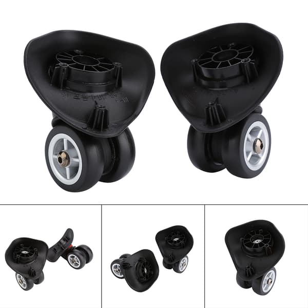 【NX】2 STK PVC RESERVEHJUL TIL KUFFERT VOGN HJUL BAGAGE