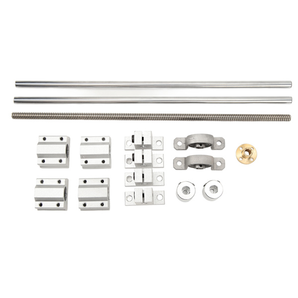 Linear Motion Rod Axel Styraxelstöd SC8UU glidblock KP08 Lagerkudde för 3D-skrivare gravyrmaskin 8 350