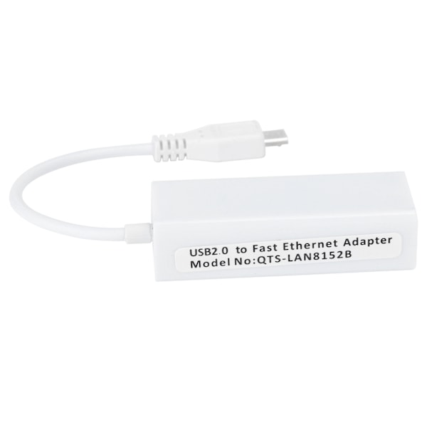 Nettverkskort-adapter Micro USB til RJ45 Ethernet-port for Raspberry Pi Zero 1.3/W hovedkort