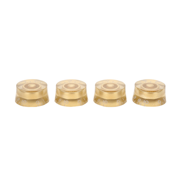 4 stk Guitar Tone Speed ​​Volumenkontrolknapper Udskiftning til Les Paul (Guld)