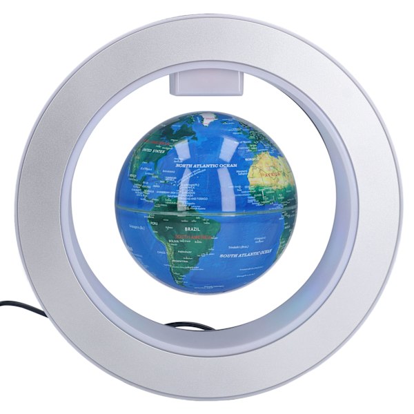 Floating Globe Magnetisk Levitation Globe 100‑240V Heminredningsprydnad för födelsedagspresentAU-kontakt