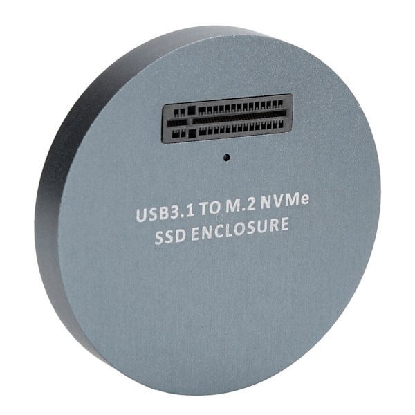 Hårddiskkabinett Adapterkabel NVME till USB3.1 Extern Gen2 Läsar SSD-omvandlare Grå