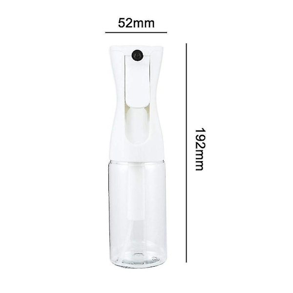 Salon Fine Mist -suihkepullo, 200 ml läpinäkyvä hiusten sumutin