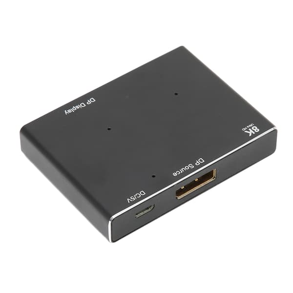 DisplayPort HD Multimedia Interface Splitter Understøtter 8K MST SST 1 Ind 2 Ud Retningsbestemt DP-distributør til hjemmebiograf