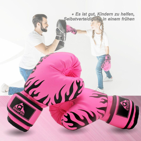 Boxningshandskar "4oz boxningshandskar för ungdomar" (1 par) pink