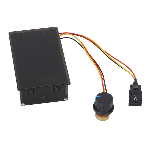 PWM Motorhastighetskontroller Trinnløs Regulator Variabel CW CCW Knappbryter DC6‑60V 20A ES3