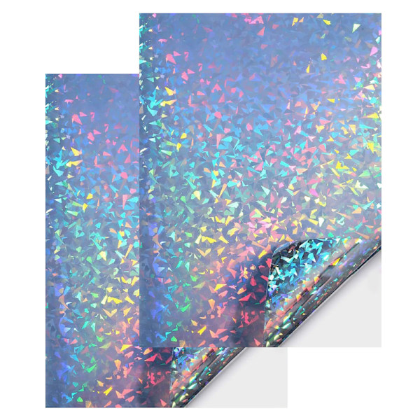 20 stycken Bläckstrålepapper Vinyldekalpapper Vattentätt självhäftande papper Glas Blommig textur A4 210x297mm