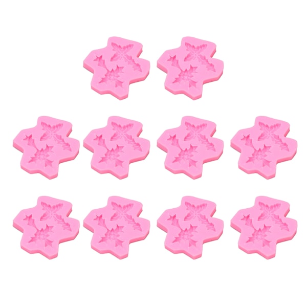 10 stk harpiksforme til smykker DIY smuk form let at forme silikoneform til chokolade
