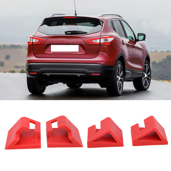 4kpl Takaluukun kahvan korjausklipsit sopivat Nissan Qashqai 2006-2013