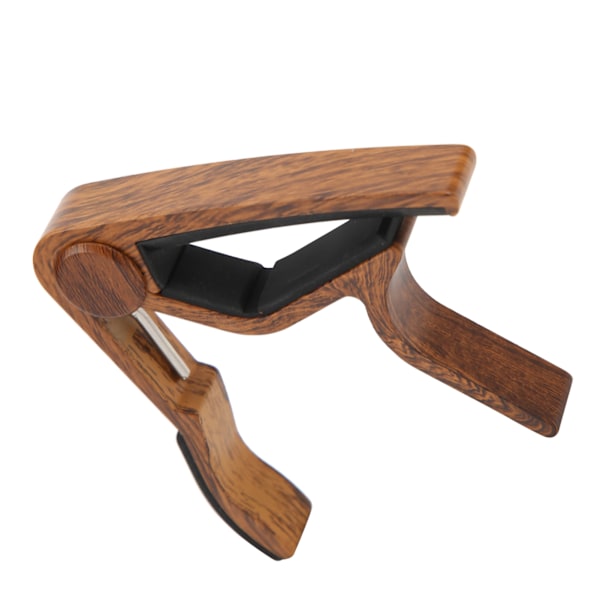 Capo Tone Change Quick Aluminium för akustisk/elektrisk gitarr Ukulele Bas Violin BanjoDeep Wood Grain