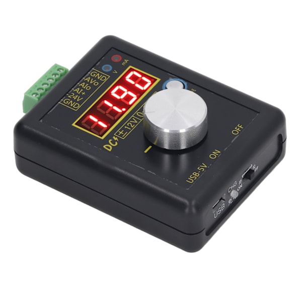 Signalgenerator Analog spänning Ström Handhållen källa Processkalibrator 0 till 24mA