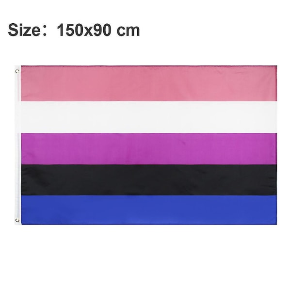 Vätskeflagga - Levande färg och blekningssäker - Canvas Header och dubbelsömmar - Polyester med mässingshylsflagga