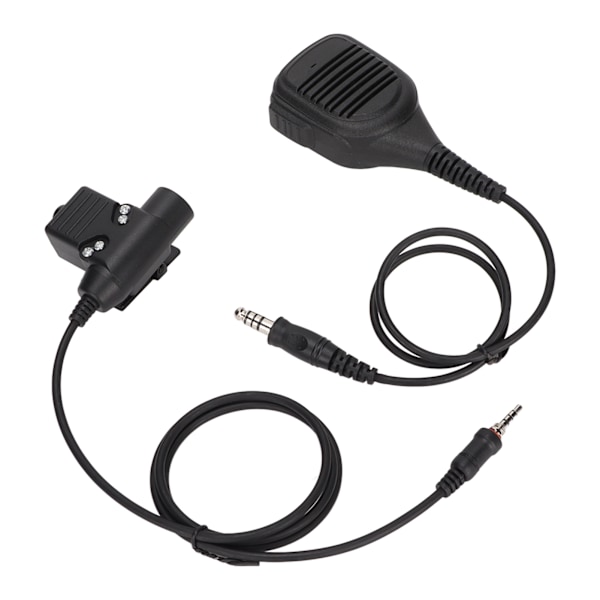 Högtalare Skuldermikrofon 7,1 mm axelmikrofon med U94 PTT för Yaesu Vertex VX‑6R VX‑7R