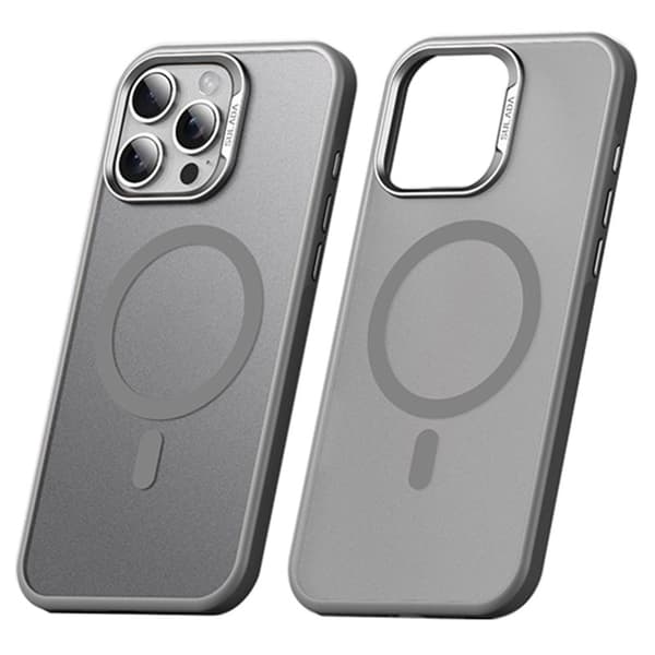 SULADA Mobile Case for iPhone 15 Pro Max MagSafe Ultra-Thin PC+TPU Grey 150