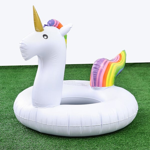 Uppblåsbar Cartoon Pool Float Simring PVC Pool Uppblåsbara Poolleksaker