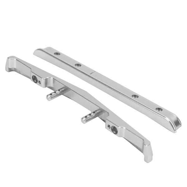 RC aluminiumlegering forreste bagkofanger til Axial SCX24 90081 1/24 RC bilopgraderingsdele Sølv