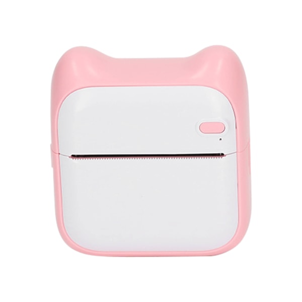 Termisk Printer Bluetooth Direkte Forbindelse USB Opladning 203DPI 1000mAh Bærbar Mini Billedprinter med Printerpapir Pink