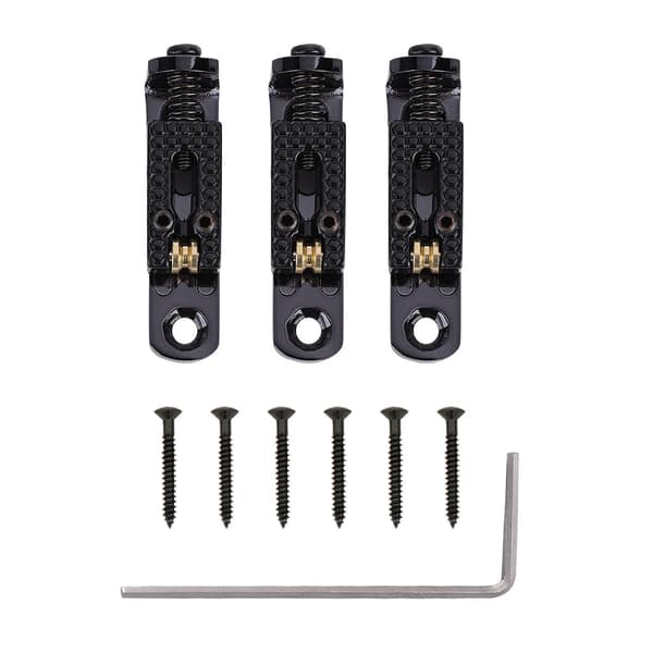 3 ST Single Roller String Bridge 3cm Kompatibel med gitarrmusikinstrumenttillbehör