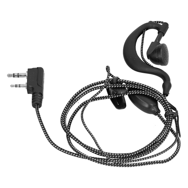 Walkie Talkie øretelefon med tyk flettet ledning til Baofeng BF-6 7 8s Uv5r