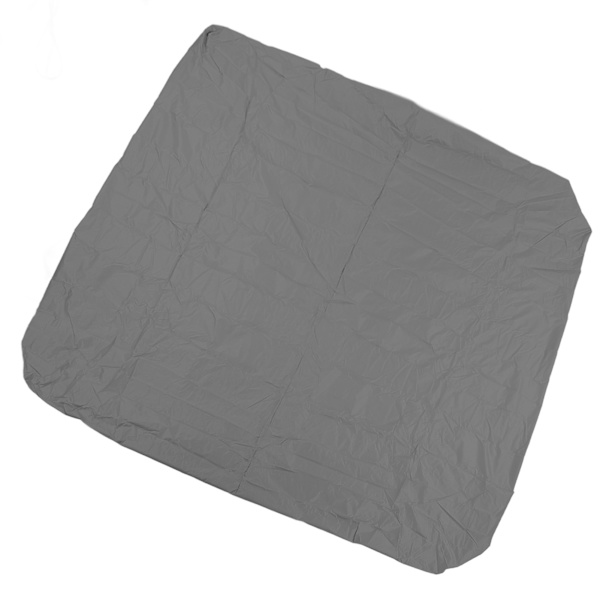 SPA-dækning Firkantet Vandafvisende 190 Sølvbelagt Polyester Taff Vejrbestandig Badekarbeskyttelsesdækning til Badekar 231x231x30 cm/90,9x90,9x11,8in Grå
