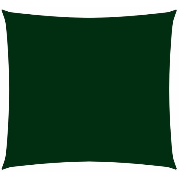 Parasolslør Firkantet Oxford stof 2x2 m Mørkegrøn