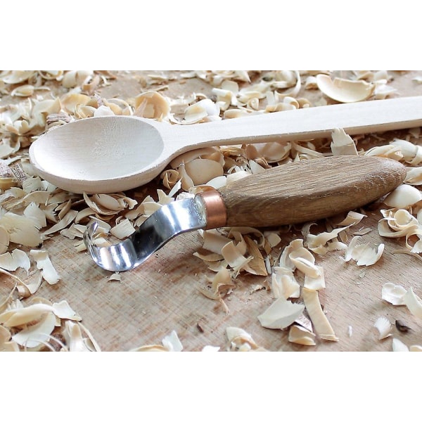 Träsnideri Krok Kniv krokig verktygssats för skål koppar skedar snidning