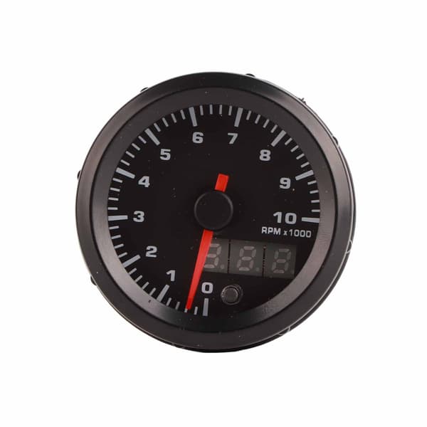 52mm / 2 tommer 7 farvede LED Speedometer Tachometer Bilmodificeringsmåler