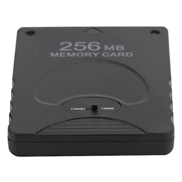 Bærbar hukommelseskort 256MB tilbehør til PS2 PlayStation 2 Game Data Console sort