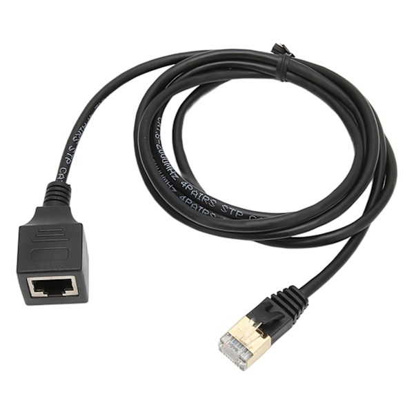 CAT8 Ethernet-kabel CAT8 OD 3,8 mm Ultra Fine Wire 8P8C 10 Gigabit Hann til Hunn RJ45 Rett Hode 1,5 Meter Kabel