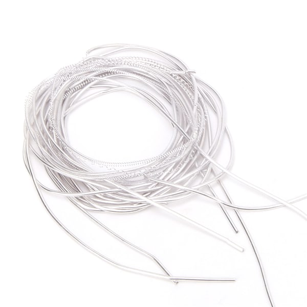 Kirjonta Lanka Kuparilanka Ompeleet Ompeleet Kiilto 1,5 mm Halkaisija Manuaalinen DIY StringSand Hopea