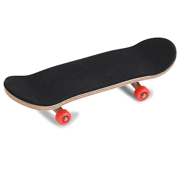 1. Lønnetre Finger Skateboard med Griptape og Kasse Reduser Trykk Gaver Rød