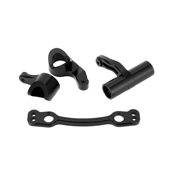 Komplett set med aluminiumstyrningsservo-skydd för Arrma 1/8 fjärrstyrd bil Uppgraderingsdelar Svart