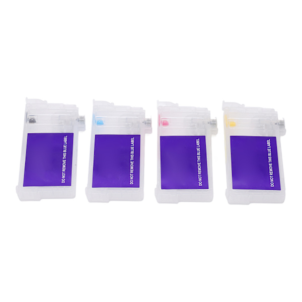 4 stk blækpatroner Refill Chipless til T802XL1 T802XL2 T802XL3 T802XL4 udskiftning af printer