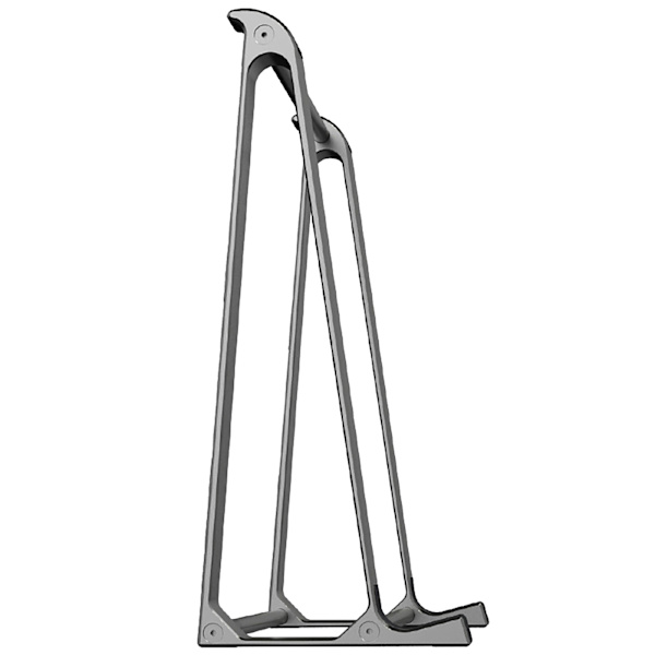 Bærbar computerstand Ergonomisk design Aluminiumlegering Skridsikker blød silikone bærbar computerholder til enhed under 17 tommer Grå fri størrelse