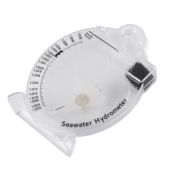 Havshydrometer Salinitet Specifik vikttest Saltvattenkoncentration Akvariumtestverktyg (HD T H018)