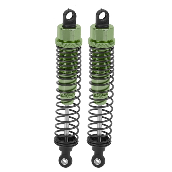 2 stk 108mm RC metallstøtdempere for TRAXXAS SLASH 2WD RC bil oppgraderingsdeler Grønn