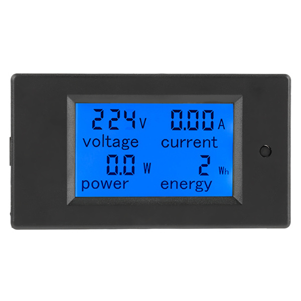 PEACEFAIR PZEM-061 LCD Spänning Ström Effekt Energimätare Voltmeter Amperemeter 100A AC80-260V + CT