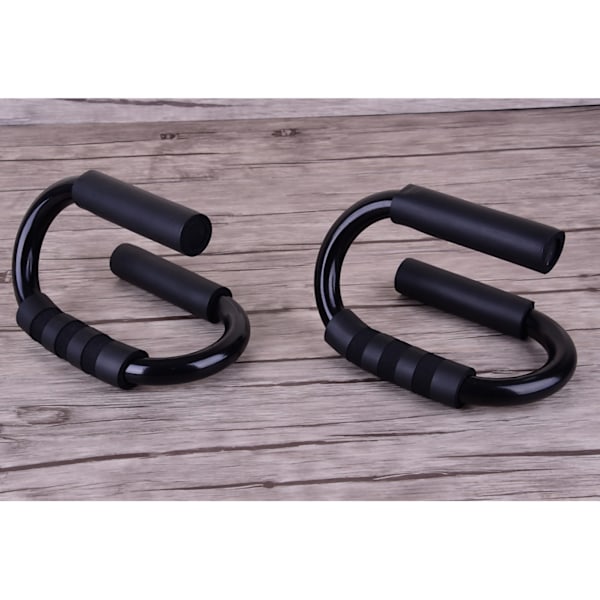 1 par Push Up Bar S-formet Push Up Hjælper med skumgreb til hjemmegym Fitness træning Muskeltræning